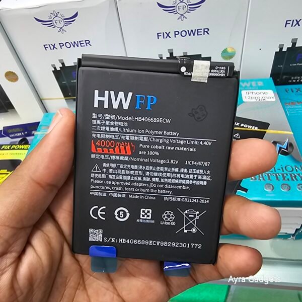 Huawei Y7 / Y7 Prime Replacement Battery - HB406689ECW (4000mAh)