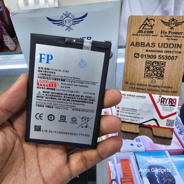 Infinix BL-58BX Ultra High-Capacity Replacement Battery (5200mAh)
