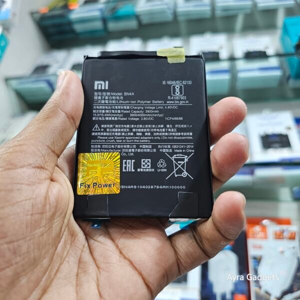 Xiaomi BN4A Original-Capacity Replacement Battery (4000mAh)