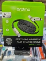 Oraimo 60W 2-in-1 Magnetic Fast Charge Cable