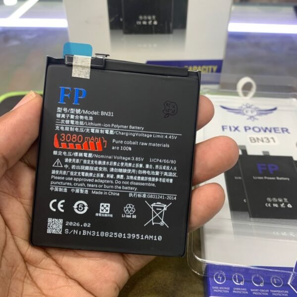 Xiaomi BN31 Original-Capacity Replacement Battery (3080mAh)
